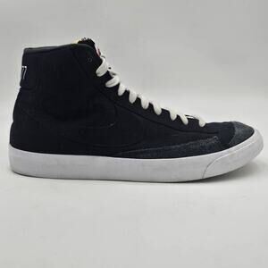 Nike Shoes Mens US 12 Blazer 1977 Black Canvas Gray White Sneakers CD8238-001